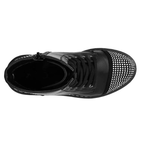 SUGAR WOMENS KALINA STUDDED C BLACK 8.5M - Picture 2 of 4
